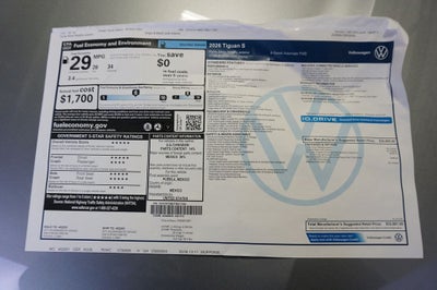 2026 Volkswagen Tiguan 2.0T S