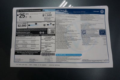 2026 Volkswagen Tiguan 2.0T SE