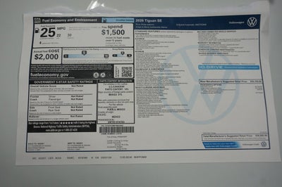 2026 Volkswagen Tiguan 2.0T SE