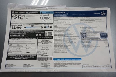 2026 Volkswagen Tiguan 2.0T SE
