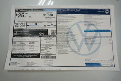 2026 Volkswagen Tiguan 2.0T SE R-Line Black