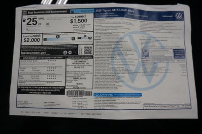 2026 Volkswagen Tiguan 2.0T SE R-Line Black