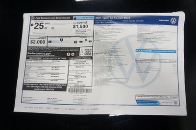 2026 Volkswagen Tiguan 2.0T SE R-Line Black