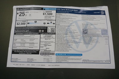 2026 Volkswagen Tiguan 2.0T SE R-Line Black