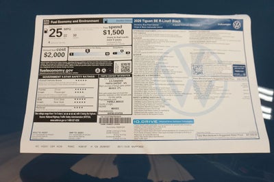 2026 Volkswagen Tiguan 2.0T SE R-Line Black