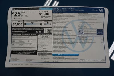 2026 Volkswagen Tiguan 2.0T SE R-Line Black