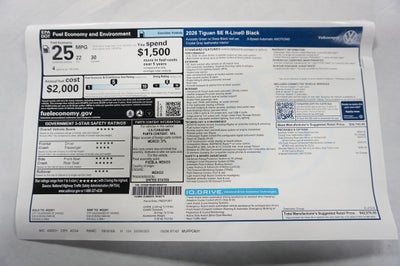 2026 Volkswagen Tiguan 2.0T SE R-Line Black