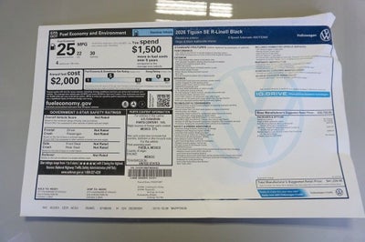 2026 Volkswagen Tiguan 2.0T SE R-Line Black