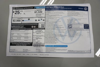 2026 Volkswagen Tiguan 2.0T SE R-Line Black