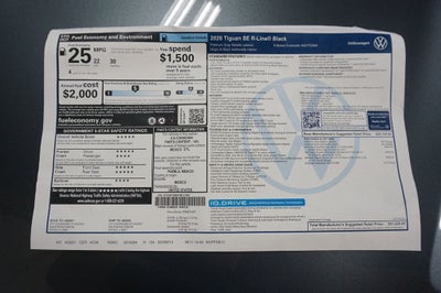 2026 Volkswagen Tiguan 2.0T SE R-Line Black