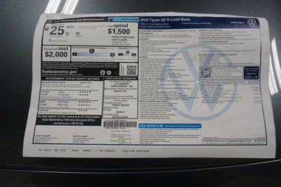 2026 Volkswagen Tiguan 2.0T SE R-Line Black