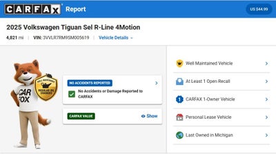 2025 Volkswagen Tiguan 2.0T SEL R-Line