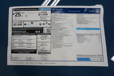 2026 Volkswagen Tiguan 2.0T SE