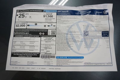 2026 Volkswagen Tiguan 2.0T SE