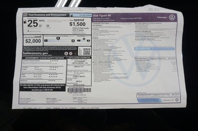 2026 Volkswagen Tiguan 2.0T SE