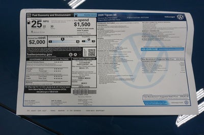 2026 Volkswagen Tiguan 2.0T SE