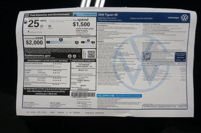 2026 Volkswagen Tiguan 2.0T SE