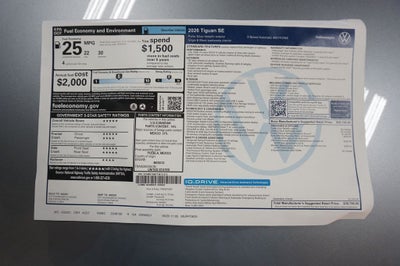 2026 Volkswagen Tiguan 2.0T SE