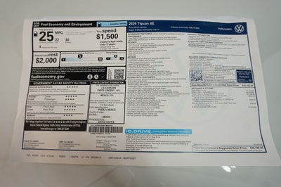 2026 Volkswagen Tiguan 2.0T SE