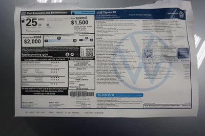 2026 Volkswagen Tiguan 2.0T SE