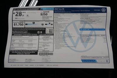 2026 Volkswagen Taos 1.5T SE