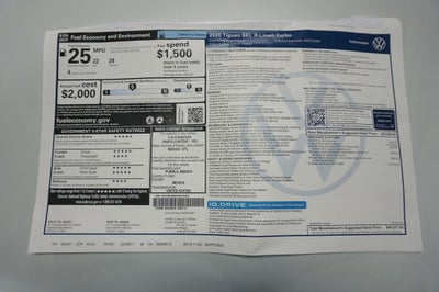 2026 Volkswagen Tiguan 2.0T SEL R-Line Turbo