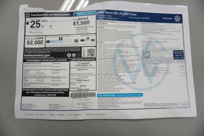 2026 Volkswagen Tiguan 2.0T SEL R-Line Turbo