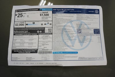 2026 Volkswagen Tiguan 2.0T SEL R-Line Turbo