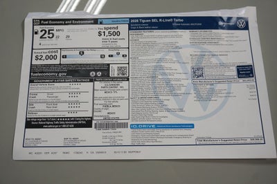 2026 Volkswagen Tiguan 2.0T SEL R-Line Turbo