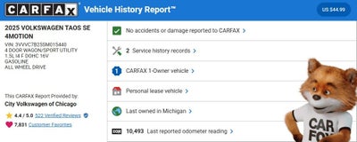 2025 Volkswagen Taos 1.5T SE