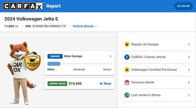 2024 Volkswagen Jetta 1.5T S