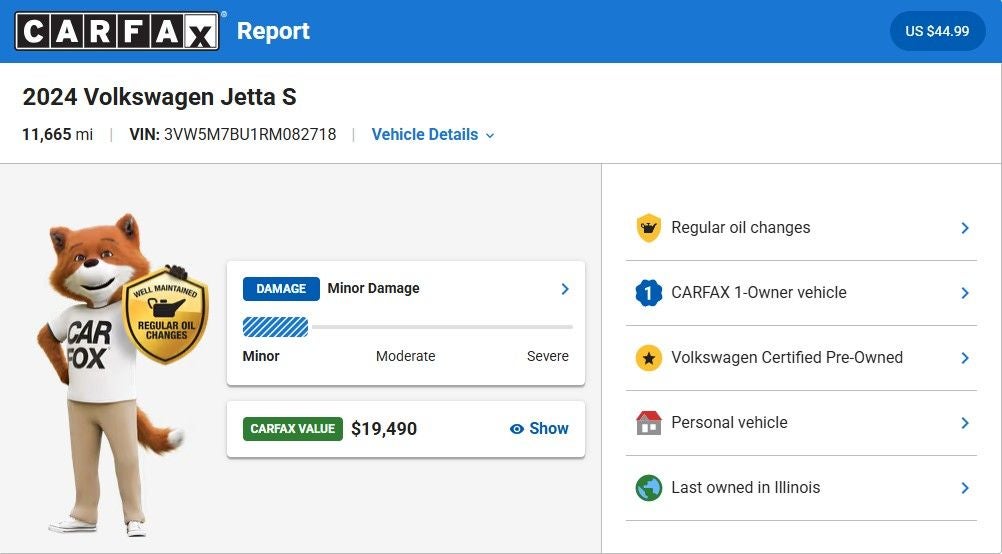 2024 Volkswagen Jetta 1.5T S