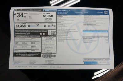 2026 Volkswagen Jetta 1.5T S