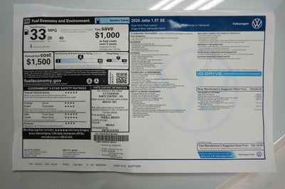 2026 Volkswagen Jetta 1.5T SE