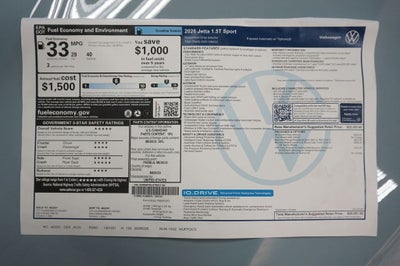 2026 Volkswagen Jetta 1.5T Sport