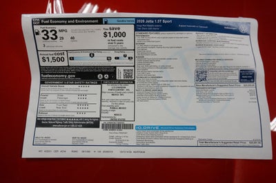 2026 Volkswagen Jetta 1.5T Sport