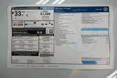 2026 Volkswagen Jetta 1.5T Sport