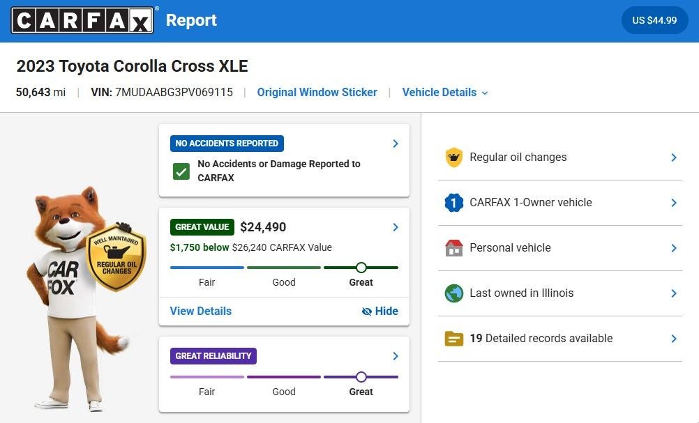 2023 Toyota Corolla Cross XLE