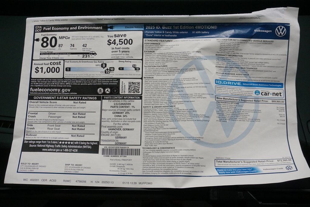 2025 Volkswagen ID. Buzz 1st Edition