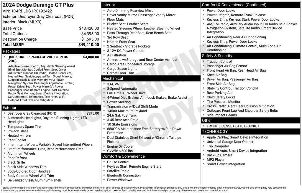 2024 Dodge Durango GT Plus