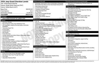 2026 Jeep Grand Cherokee Laredo