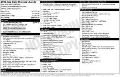 2025 Jeep Grand Cherokee L Laredo