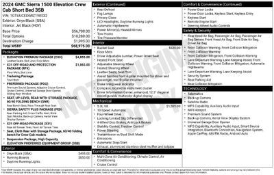 2024 GMC Sierra 1500 Elevation