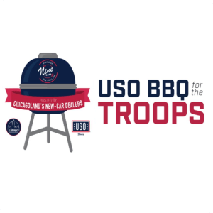 USO TBBQ for the Troops logo